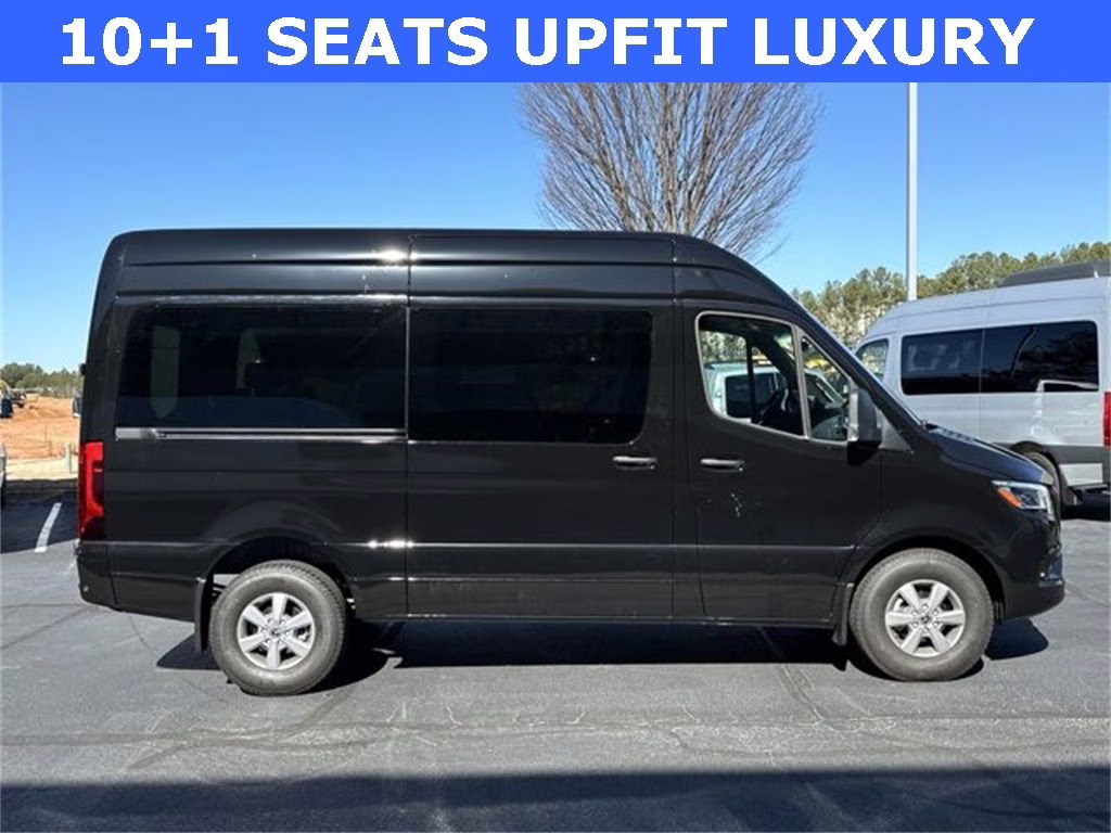 2023 Jet Black Mercedes-Benz Sprinter 2500 Passenger 144 WB RWD Van