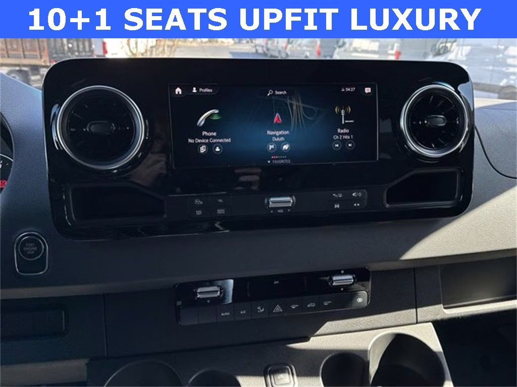 2023 Jet Black Mercedes-Benz Sprinter 2500 Passenger 144 WB RWD Van