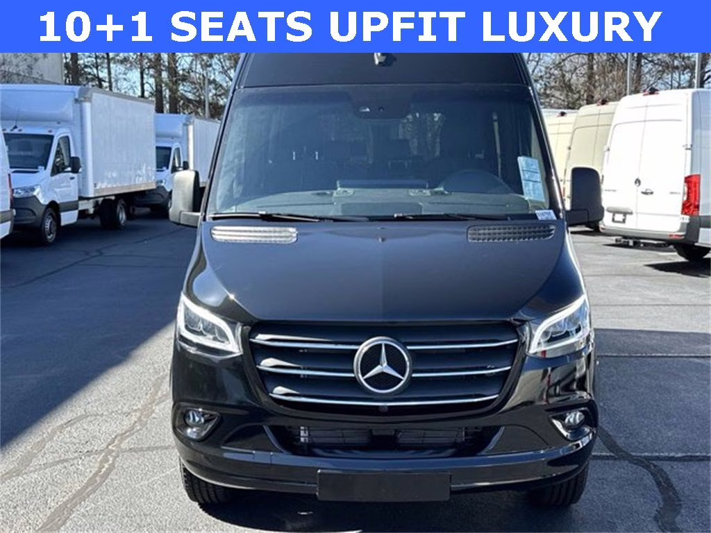 2023 Jet Black Mercedes-Benz Sprinter 2500 Passenger 144 WB RWD Van