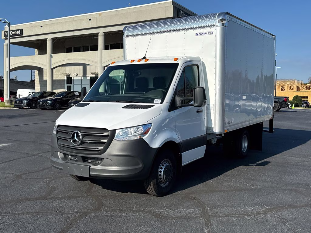 2024 White Mercedes-Benz Sprinter 3500 Cab Chassis 144 WB RWD Truck