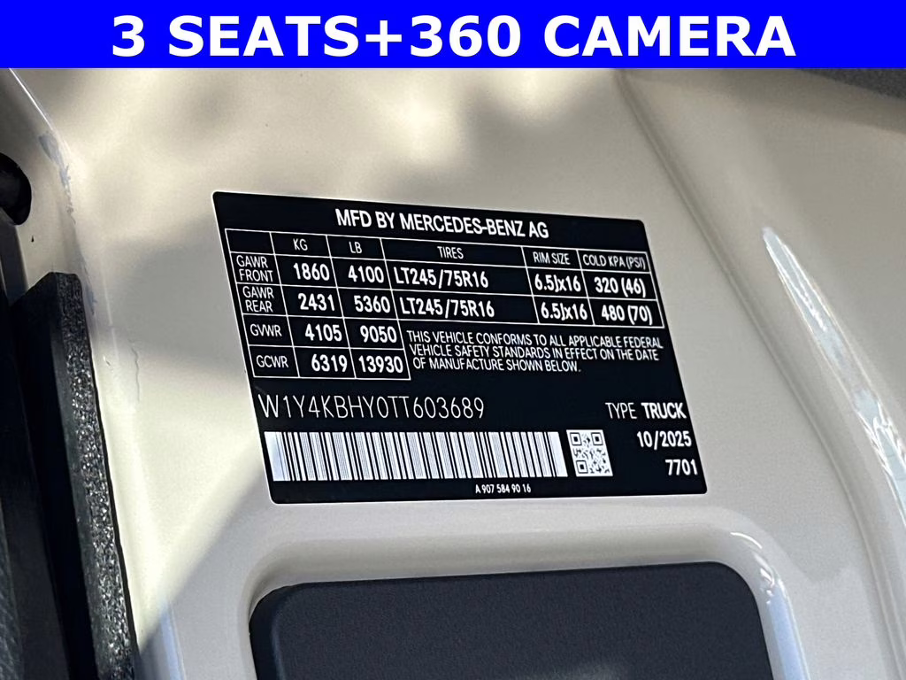 2026 Pebble Mercedes-Benz Sprinter 2500 Cargo 144 WB RWD Van