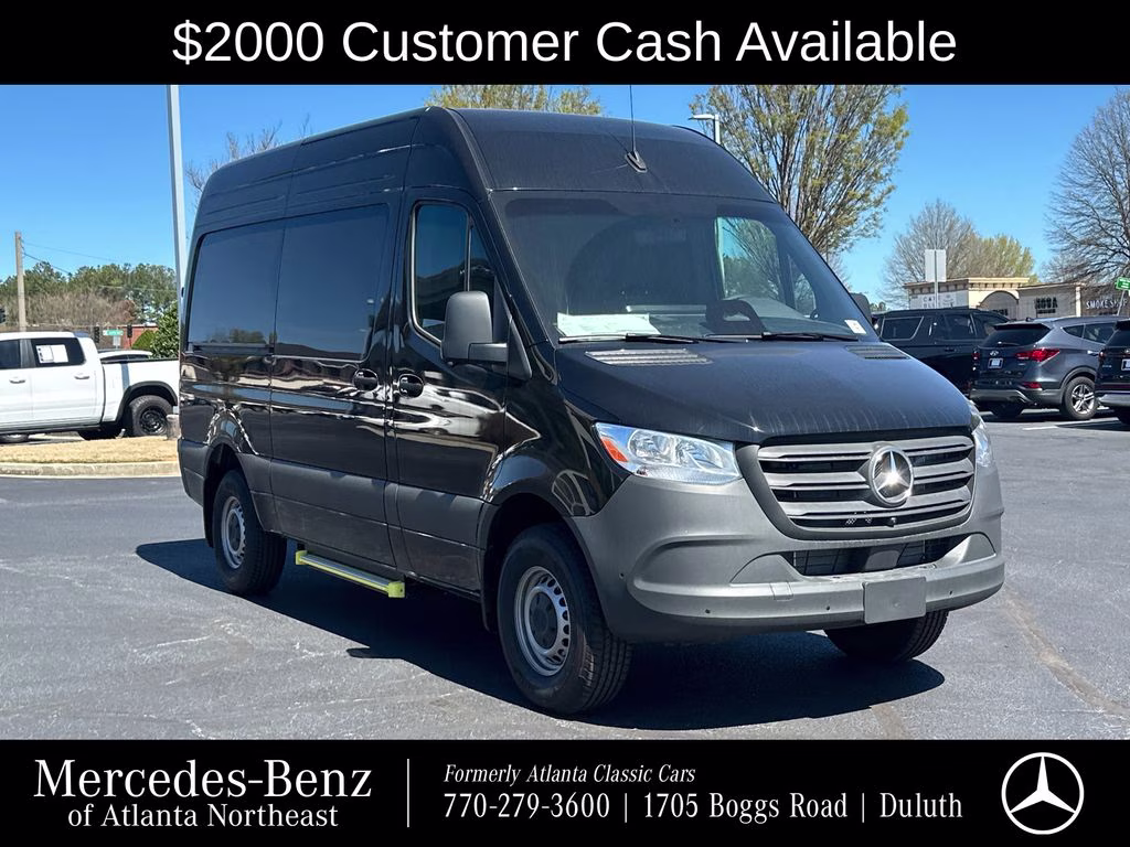 2025 Black Mercedes-Benz Sprinter 2500 Passenger Van RWD Van