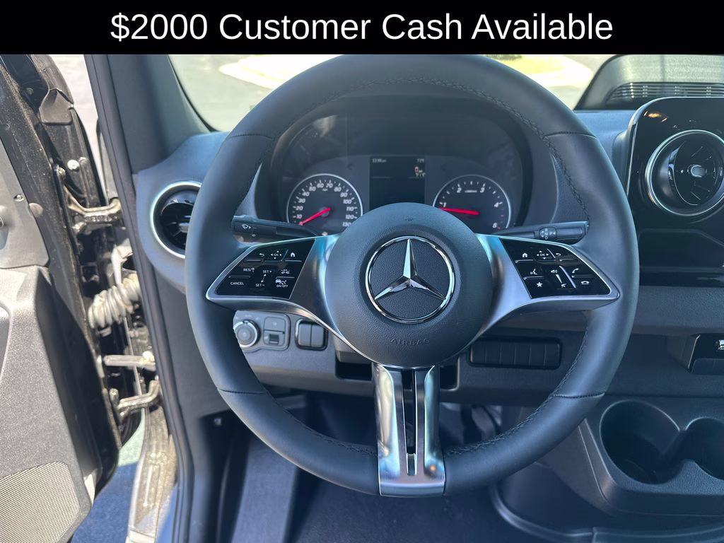 2025 Black Mercedes-Benz Sprinter 2500 Passenger Van RWD Van