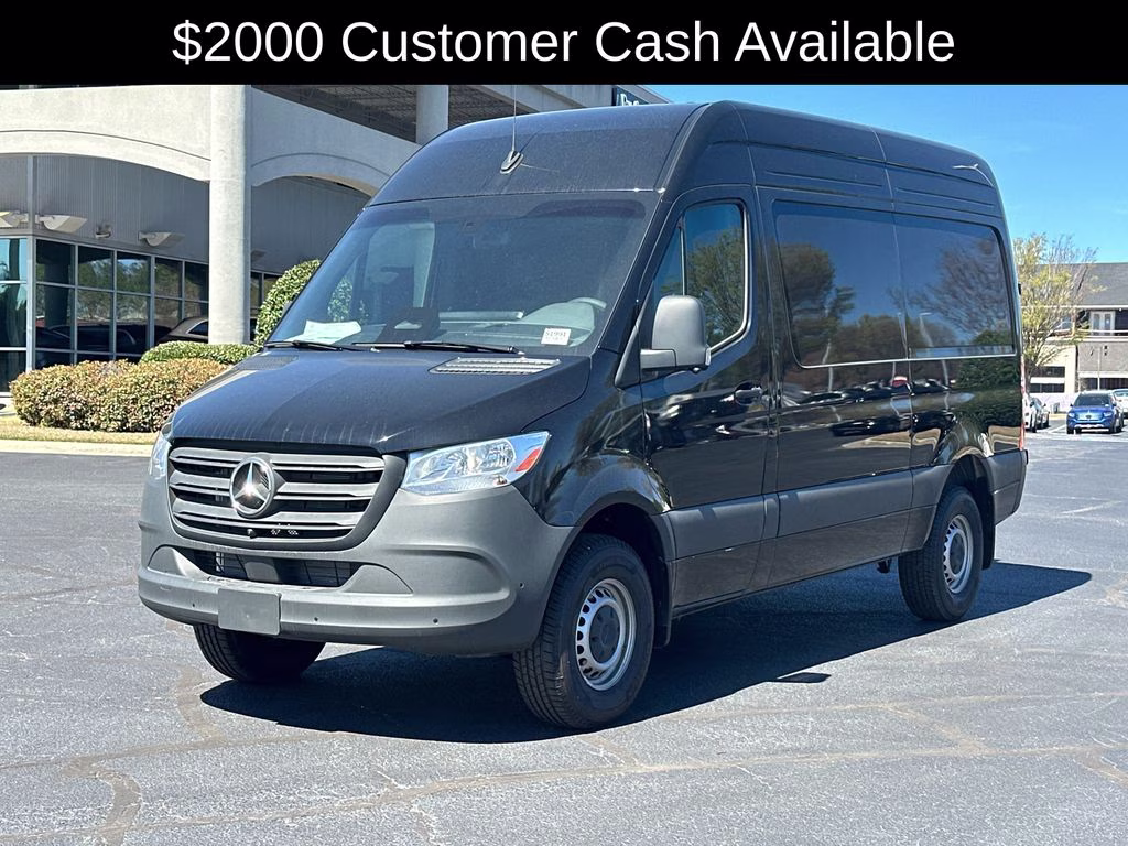 2025 Black Mercedes-Benz Sprinter 2500 Passenger Van RWD Van