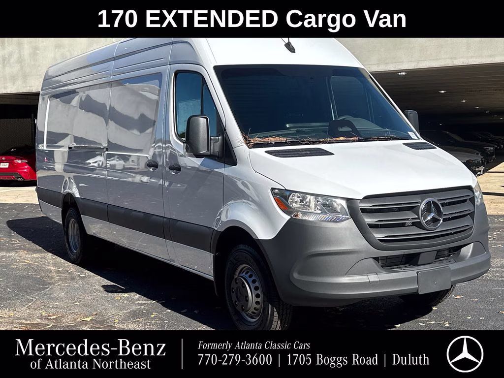 2025 Artic White Mercedes-Benz Sprinter 3500 Cargo 170 WB RWD Van
