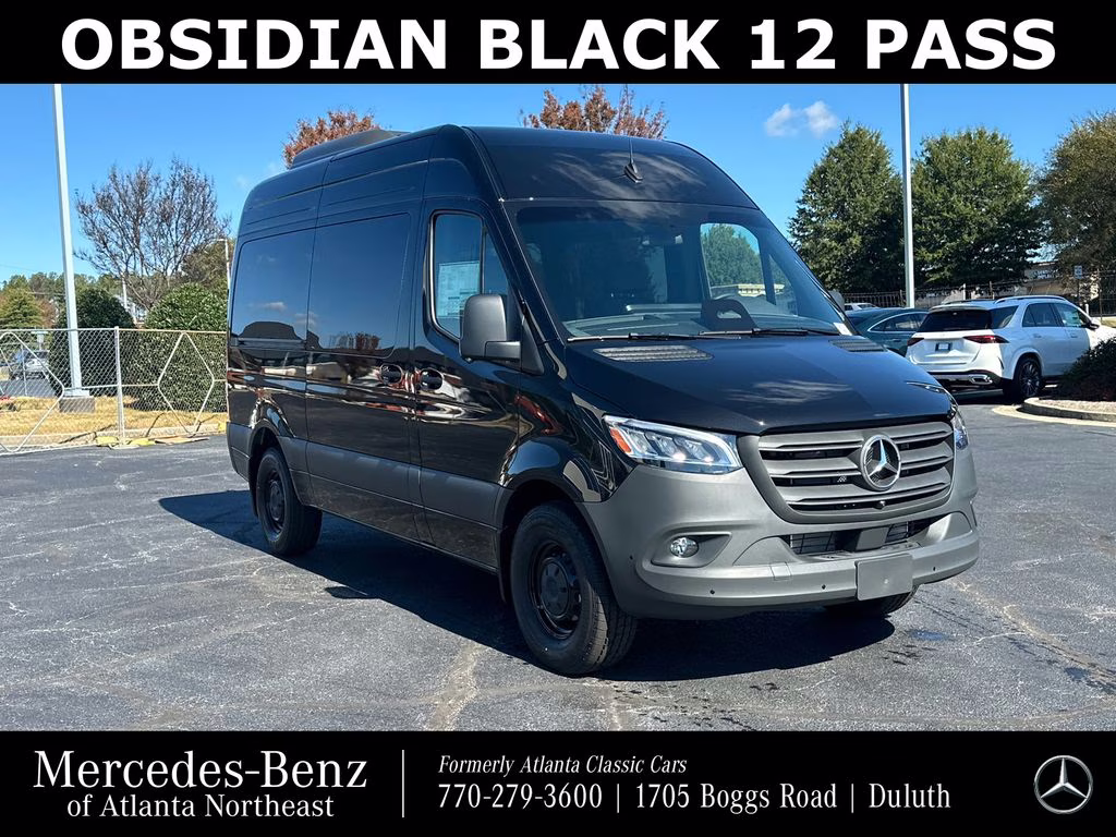 2025 Obsidian Mercedes-Benz Sprinter 2500 Passenger 144 WB RWD Van