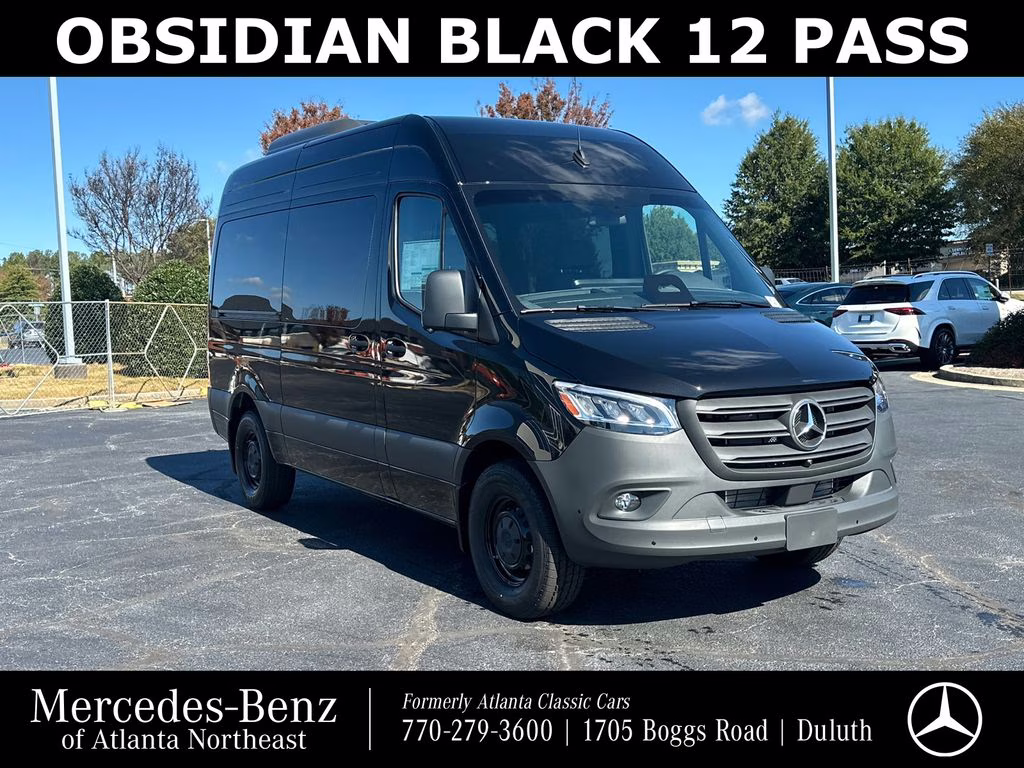 2025 Obsidian Mercedes-Benz Sprinter 2500 Passenger 144 WB RWD Van