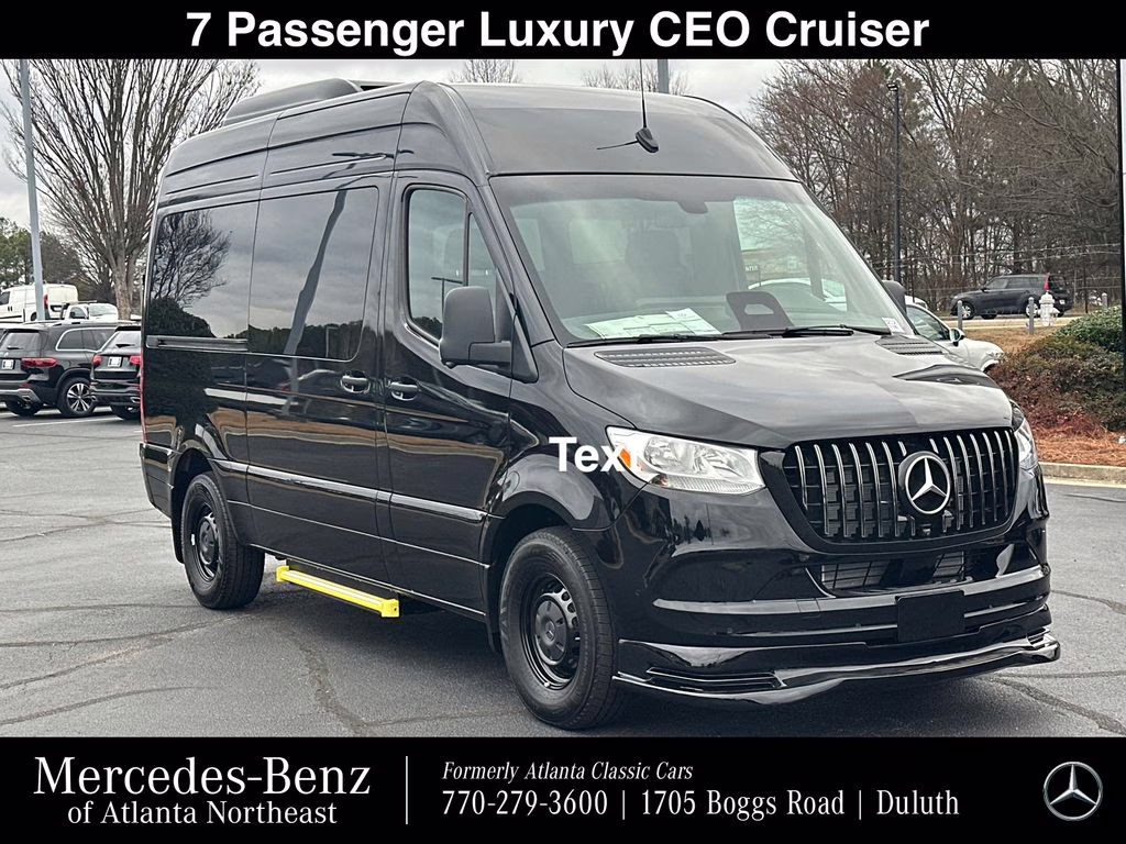 2025 Jet Black Mercedes-Benz Sprinter 2500 Passenger 144 WB RWD Van
