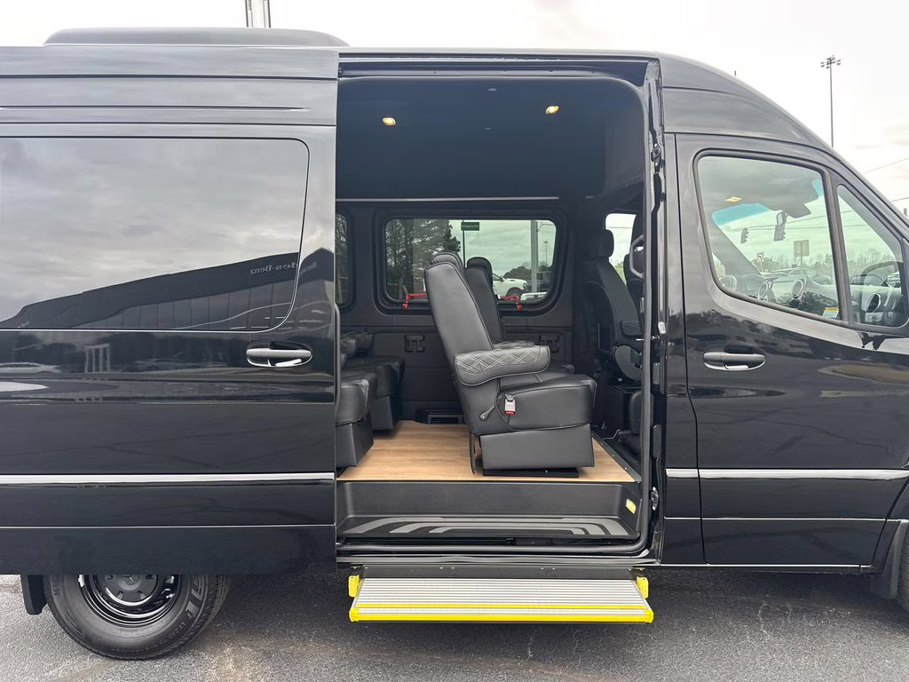 2025 Jet Black Mercedes-Benz Sprinter 2500 Passenger 144 WB RWD Van