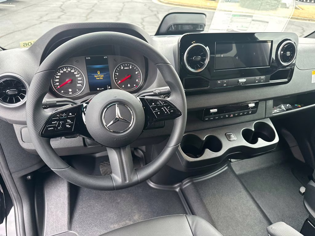 2025 Jet Black Mercedes-Benz Sprinter 2500 Passenger 144 WB RWD Van