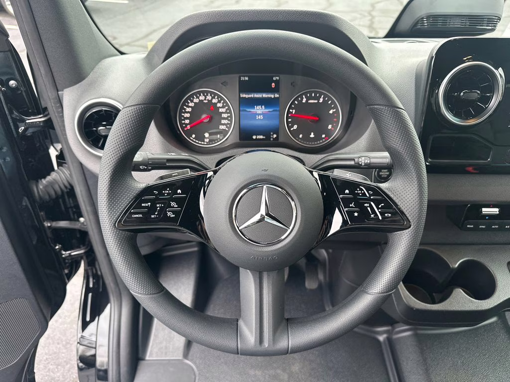 2025 Jet Black Mercedes-Benz Sprinter 2500 Passenger 144 WB RWD Van