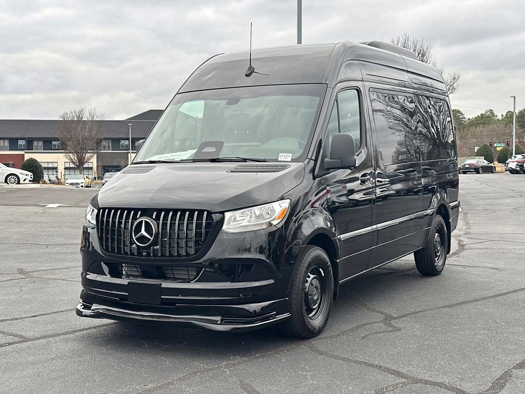 2025 Jet Black Mercedes-Benz Sprinter 2500 Passenger 144 WB RWD Van