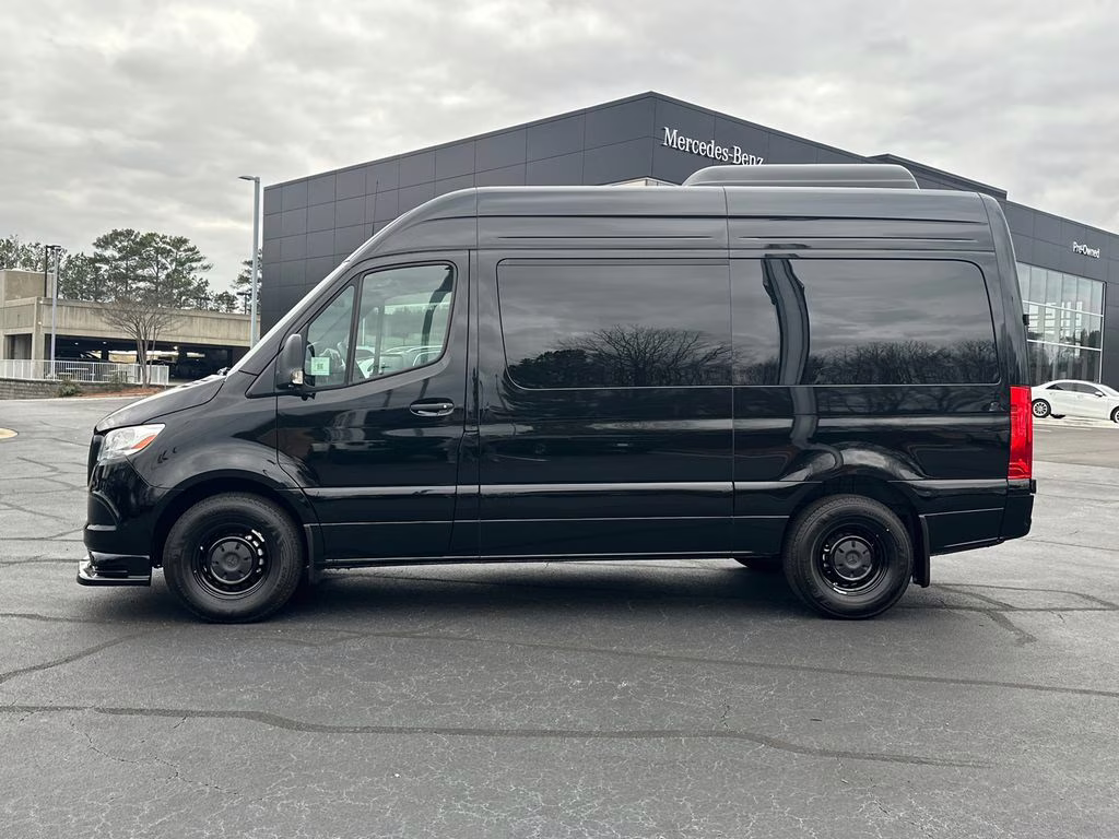 2025 Jet Black Mercedes-Benz Sprinter 2500 Passenger 144 WB RWD Van
