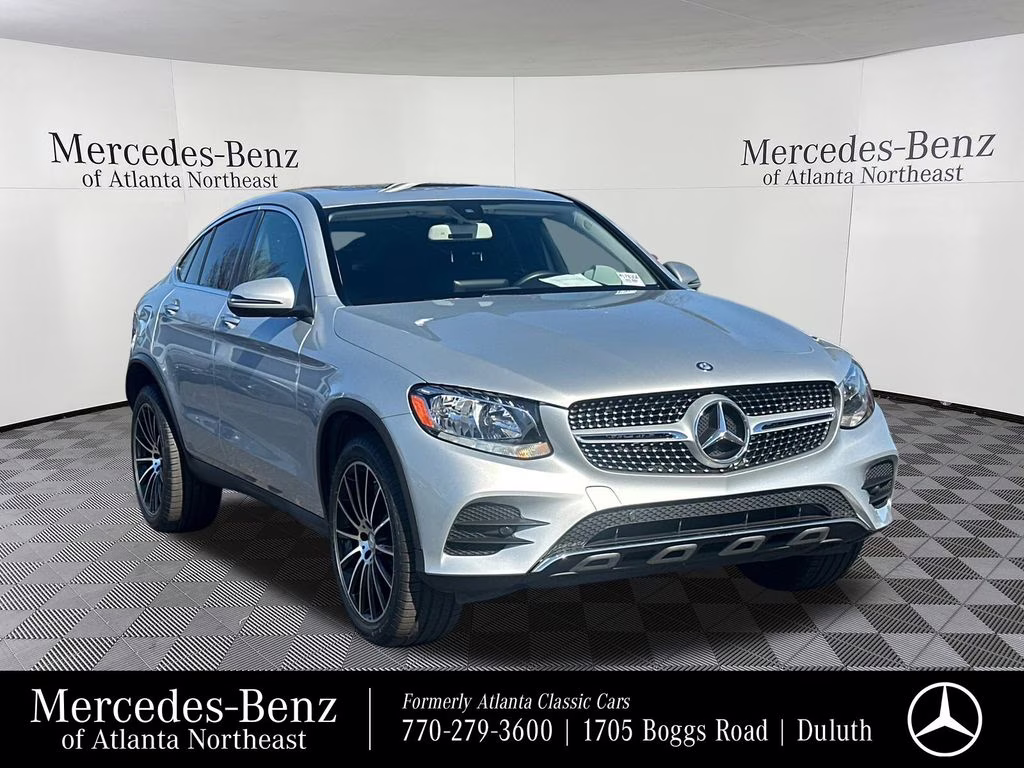 2017 Iridium Silver Metallic Mercedes-Benz GLC GLC 300 Coupe AWD SUV