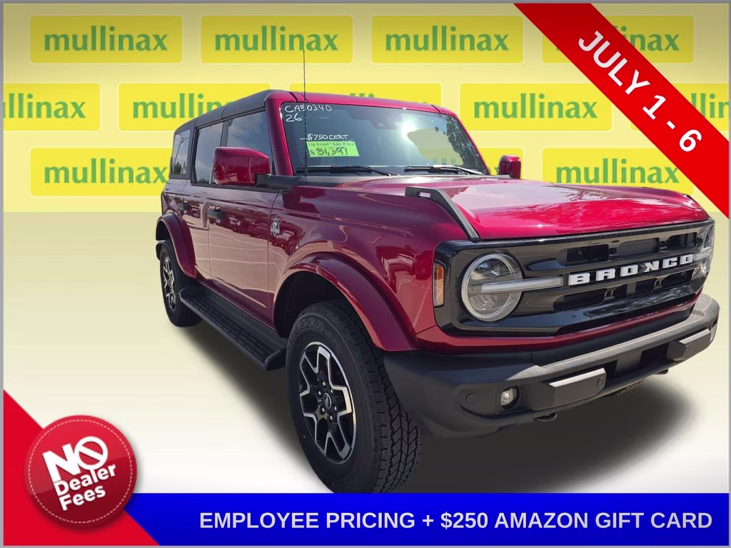 2026 Ruby Red Metallic Ford Bronco Outer Banks 4X4 SUV