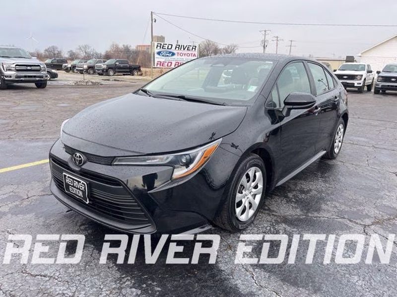 2024 Midnight Black Metallic Toyota Corolla LE FWD Sedan