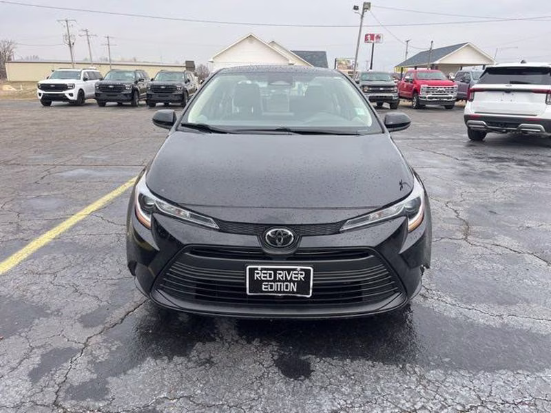 2024 Midnight Black Metallic Toyota Corolla LE FWD Sedan