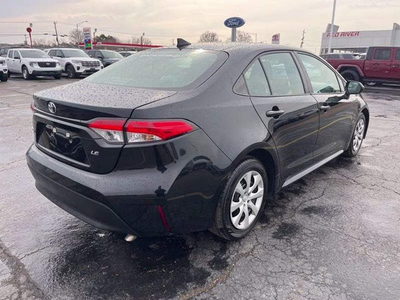 2024 Midnight Black Metallic Toyota Corolla LE FWD Sedan