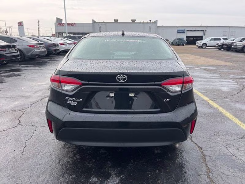 2024 Midnight Black Metallic Toyota Corolla LE FWD Sedan