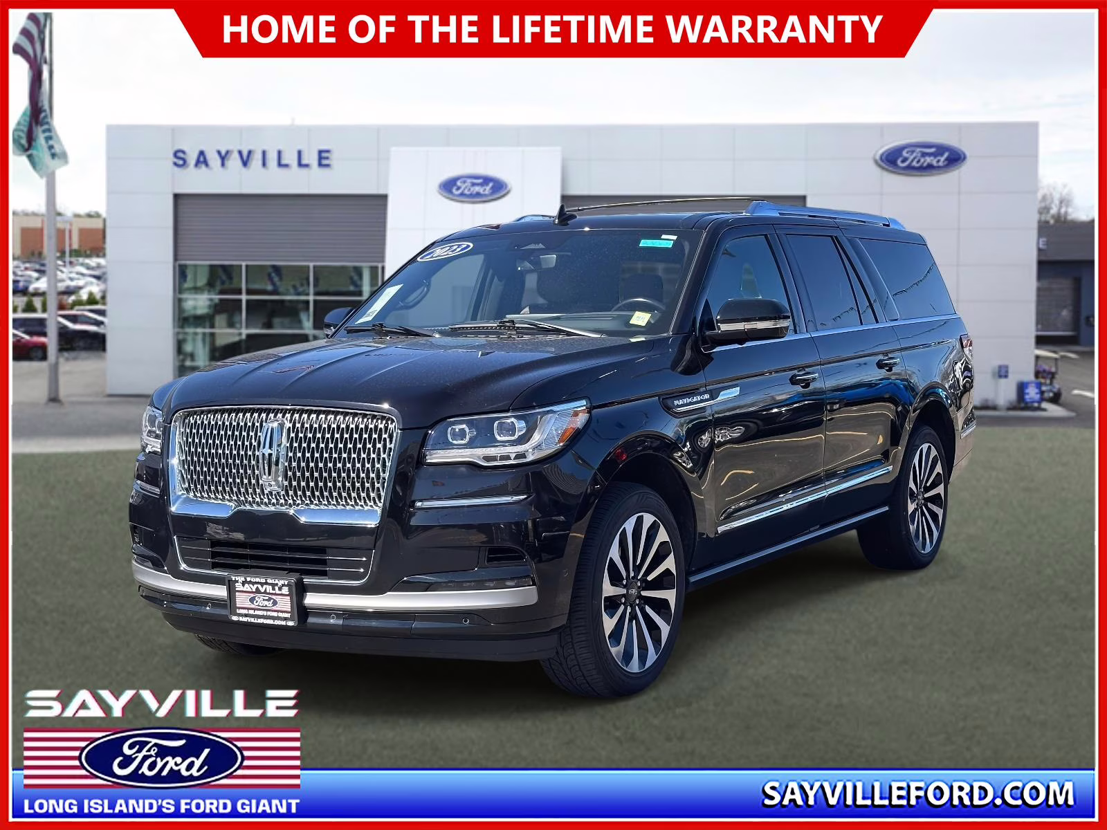 2023 Infinite Black Metallic Clearcoat Lincoln Navigator L Reserve 4x4 4X4 SUV