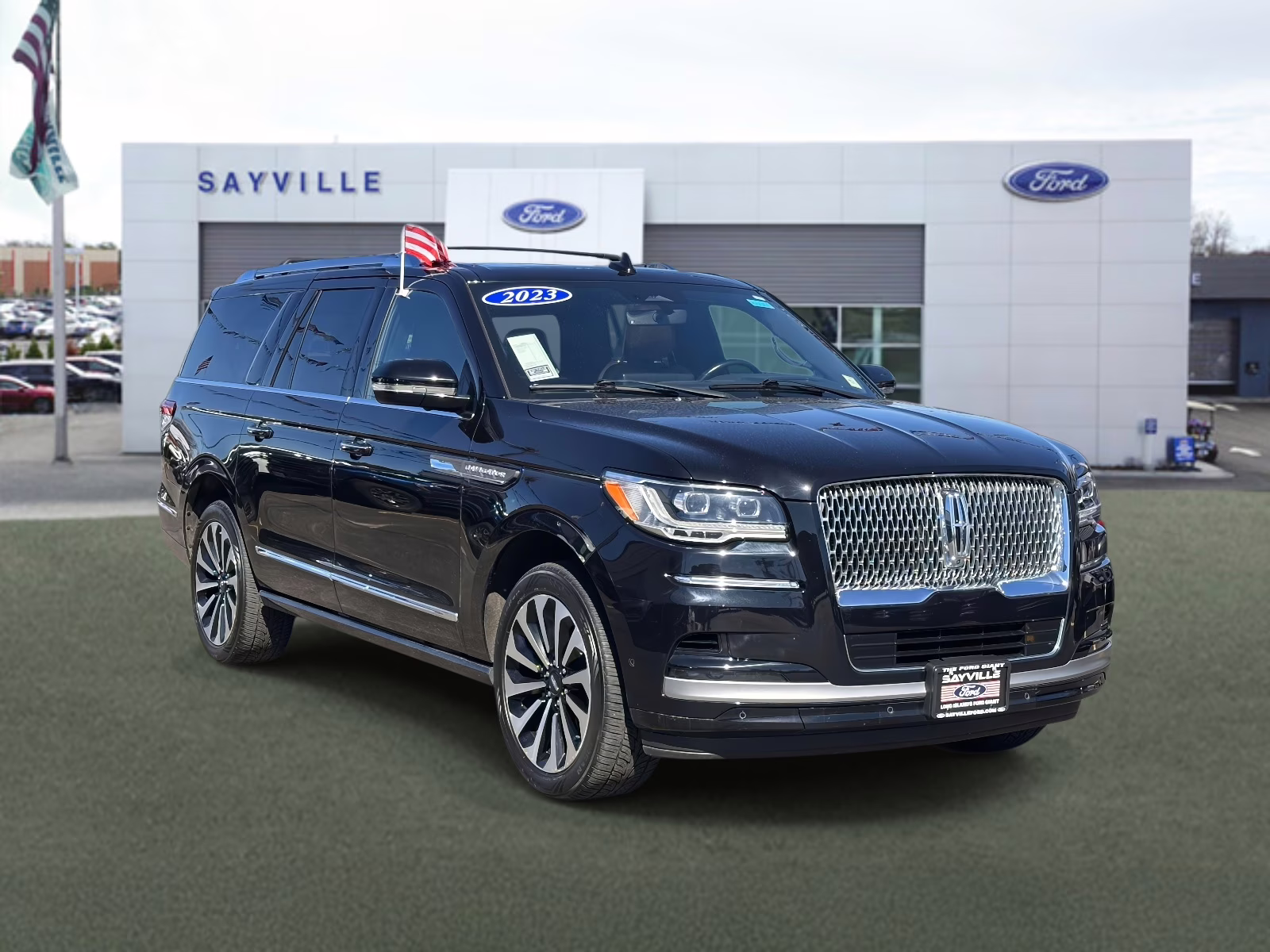 2023 Infinite Black Metallic Clearcoat Lincoln Navigator L Reserve 4x4 4X4 SUV