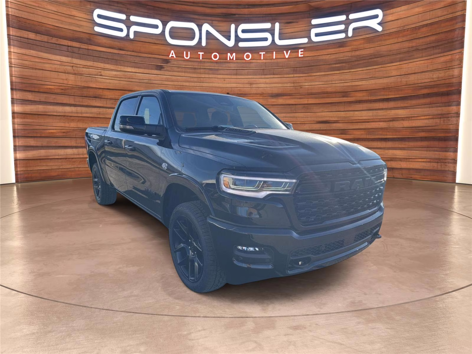 2026 Diamond Black Crystal Pearlcoat Ram 1500 Limited 4X4 Truck
