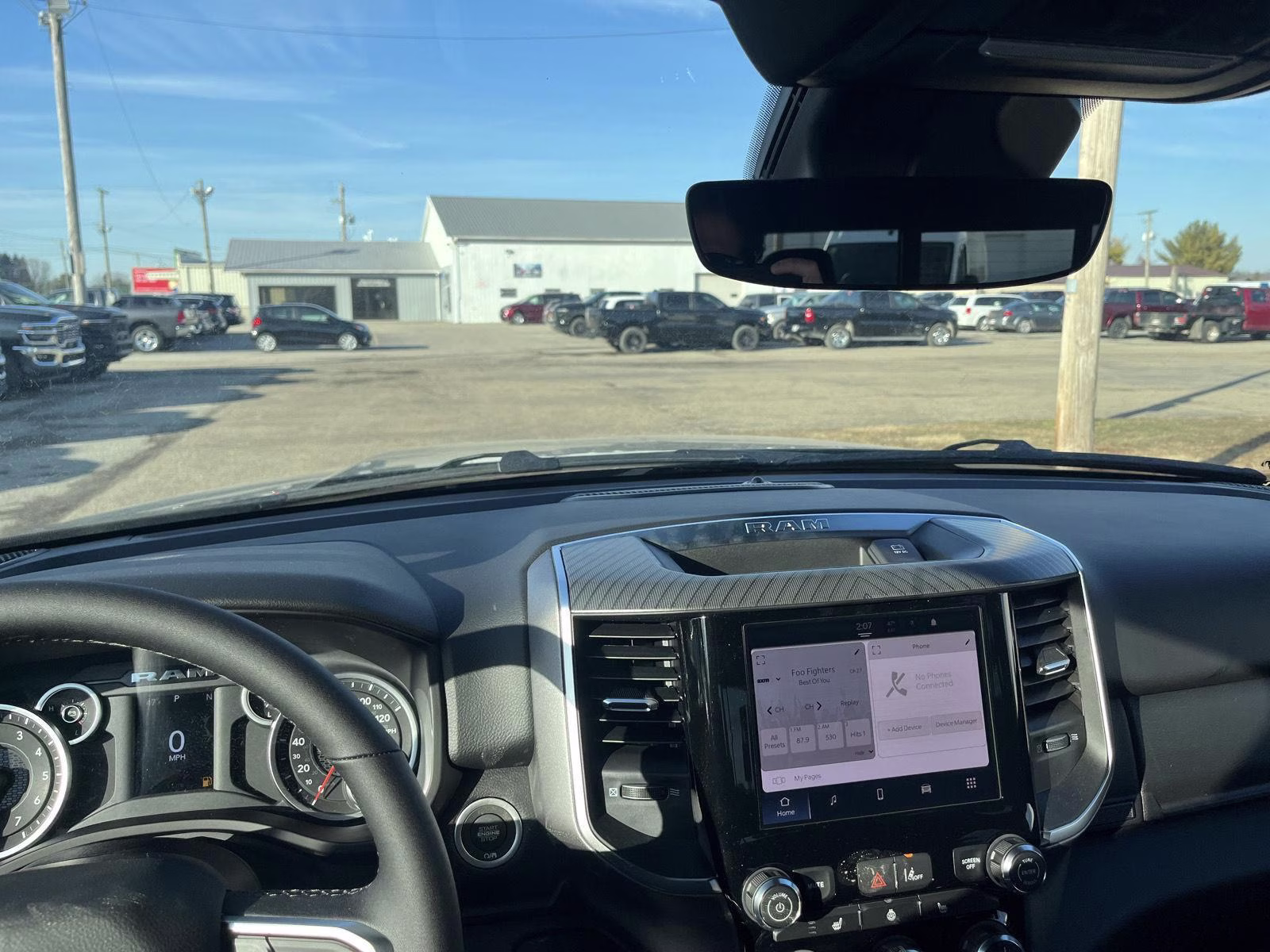 2026 Forged Blue Metallic Ram 1500 Big Horn 4X4 Truck