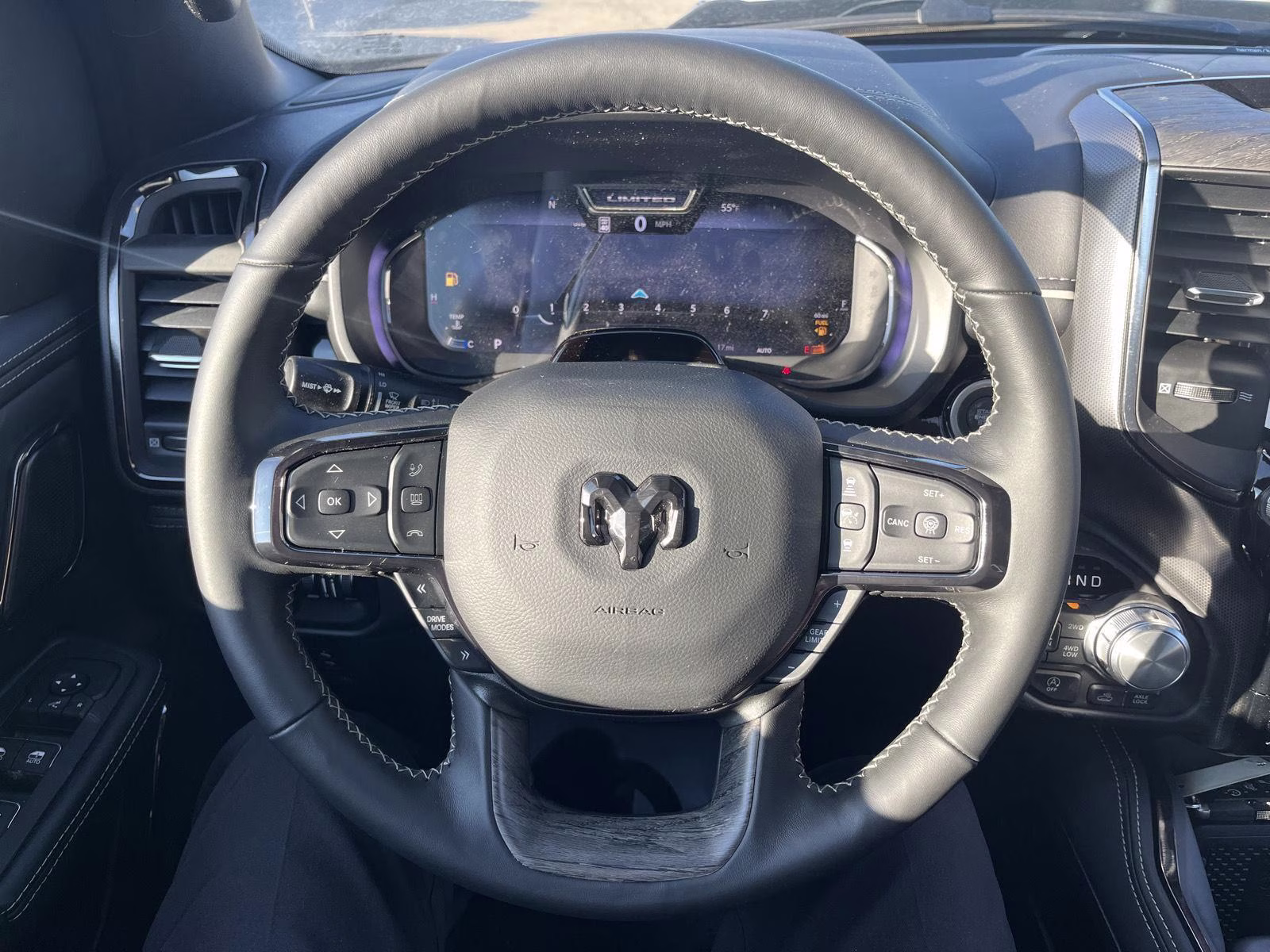 2026 Diamond Black Crystal Pearlcoat Ram 1500 Limited 4X4 Truck