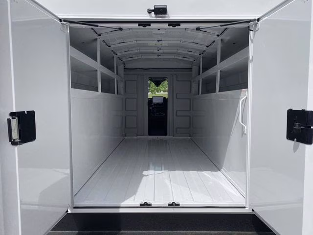 2025 Oxford White Ford Transit Cargo Van Base AWD Truck