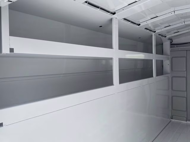 2025 Oxford White Ford Transit Cargo Van Base AWD Truck