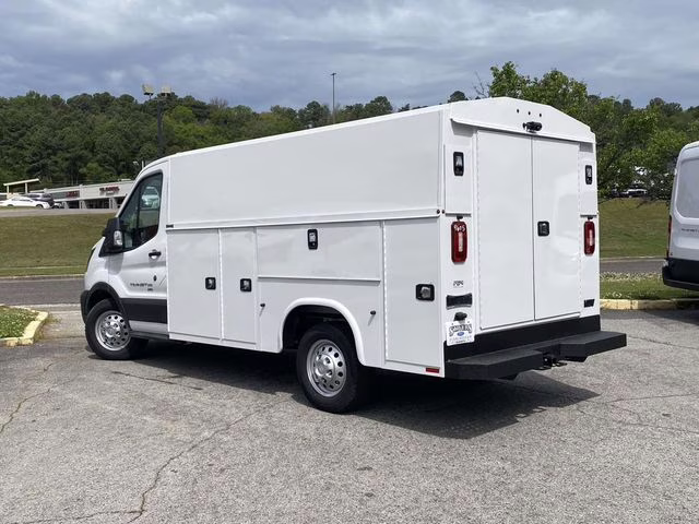 2025 Oxford White Ford Transit Cargo Van Base AWD Truck