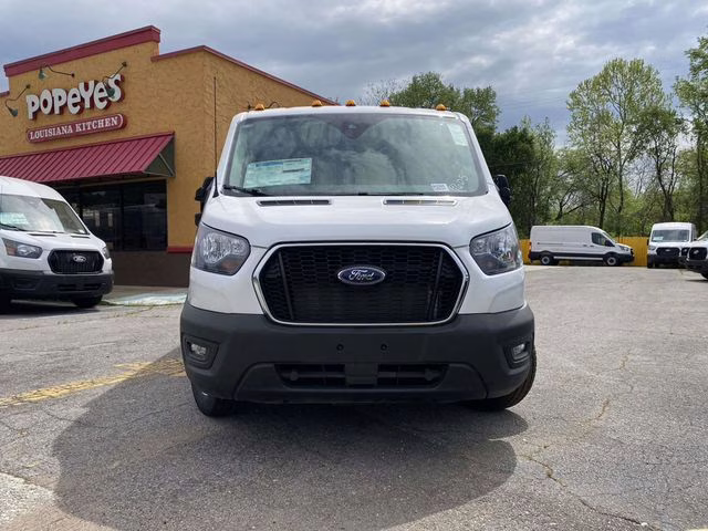 2025 Oxford White Ford Transit Cargo Van Base AWD Truck