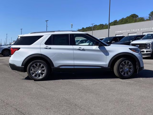 2026 White Metallic Ford Explorer Platinum RWD SUV