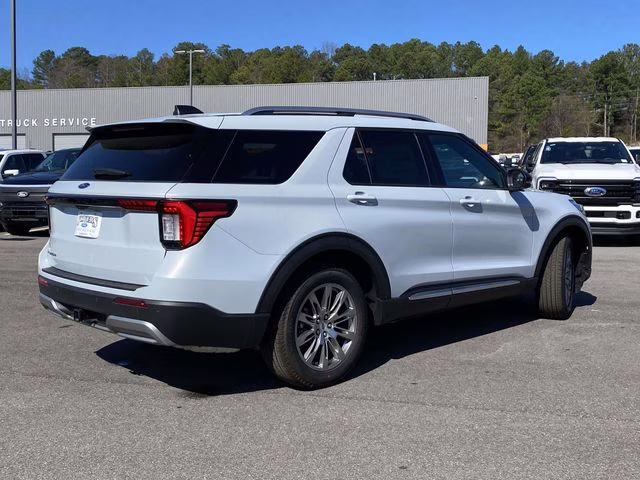 2026 White Metallic Ford Explorer Platinum RWD SUV