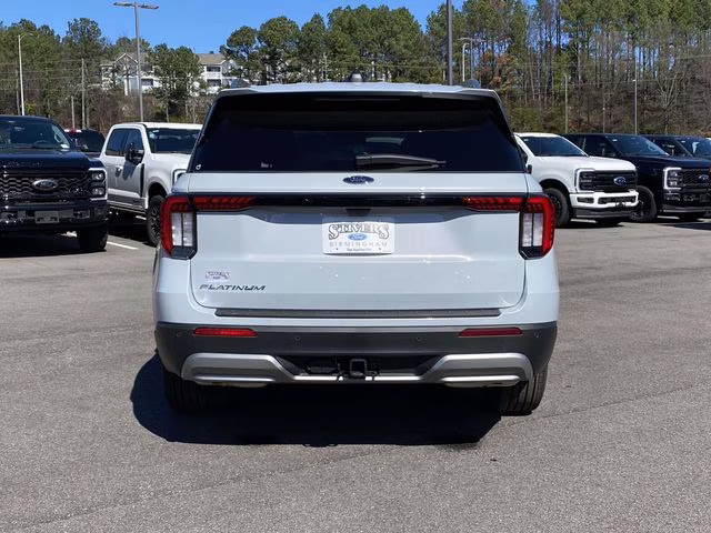2026 White Metallic Ford Explorer Platinum RWD SUV