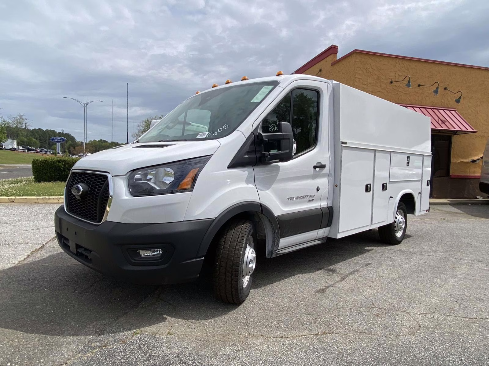 2025 Oxford White Ford Transit-350 Base AWD Truck