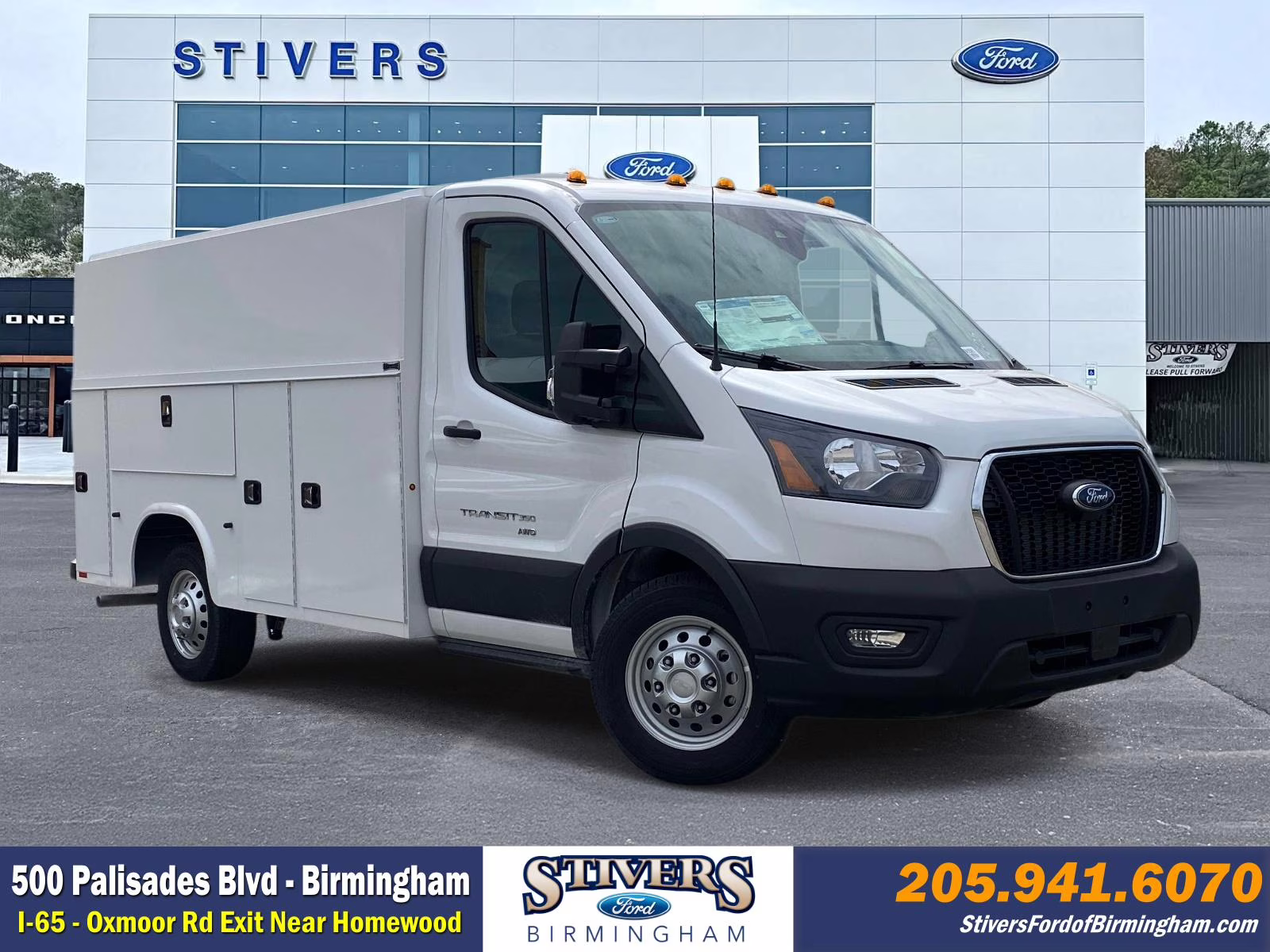 2025 Oxford White Ford Transit-350 Base AWD Truck