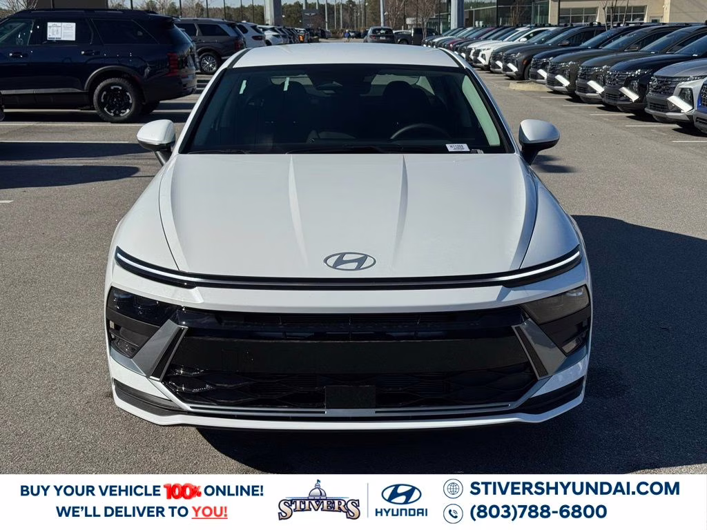 2026 Serenity White Hyundai Sonata SE FWD Sedan