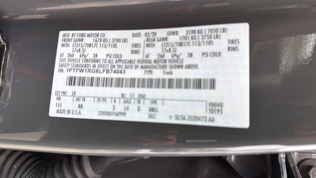 2020 Lead Foot Ford F-150 Raptor 4X4 Truck