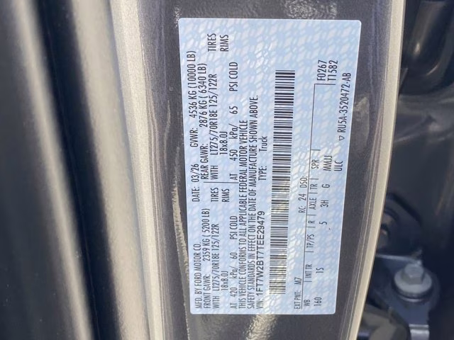 2026 Carbonized Gray Metallic Ford Super Duty F-250 SRW XL 4X4 Truck