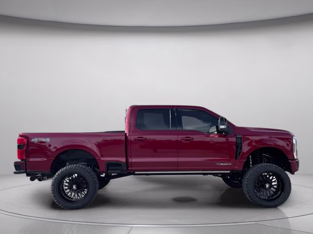 2026 Ruby Red Metallic Tinted Clearcoat Ford Super Duty F-250 SRW Platinum Lift 4X4 Truck