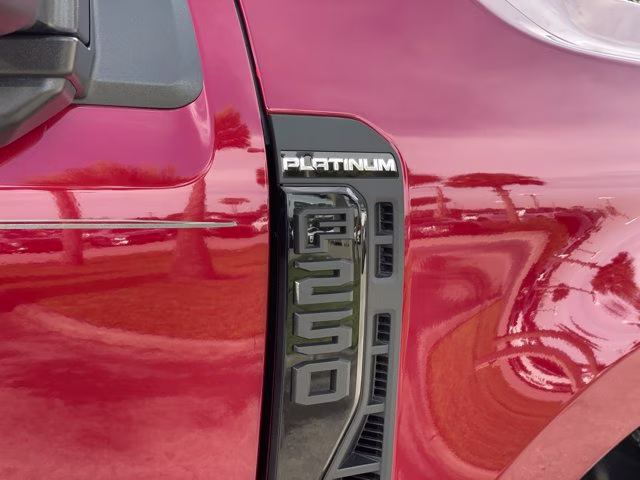 2026 Ruby Red Metallic Tinted Clearcoat Ford Super Duty F-250 SRW Platinum Lift 4X4 Truck