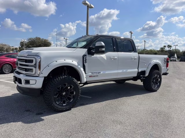 2026 Star White Metallic Tri-Coat Ford Super Duty F-350 SRW Valor Lift 4X4 Truck