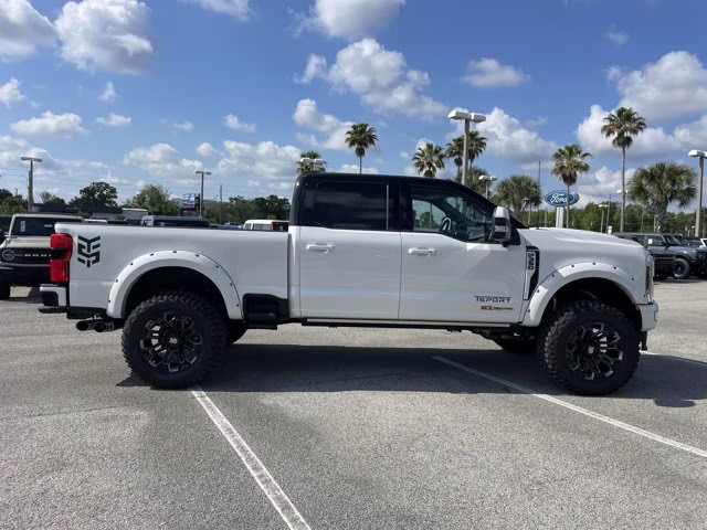 2026 Star White Metallic Tri-Coat Ford Super Duty F-350 SRW Valor Lift 4X4 Truck