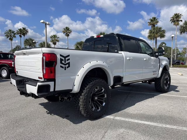 2026 Star White Metallic Tri-Coat Ford Super Duty F-350 SRW Valor Lift 4X4 Truck