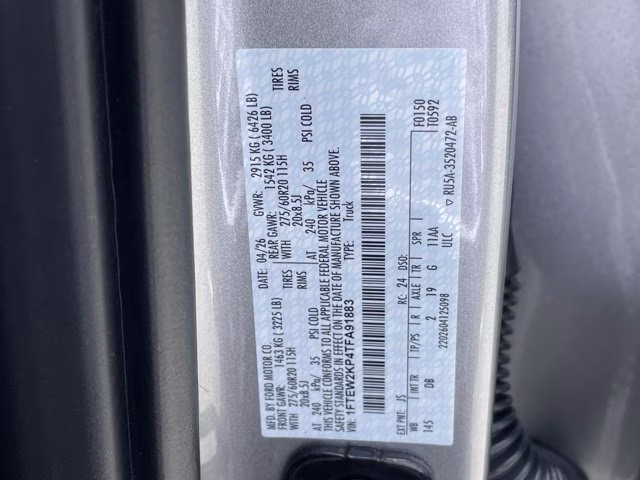 2026 Iconic Silver Metallic Ford F-150 STX RWD Truck