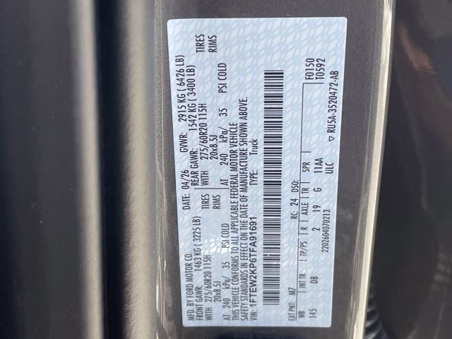 2026 Carbonized Gray Metallic Ford F-150 STX RWD Truck
