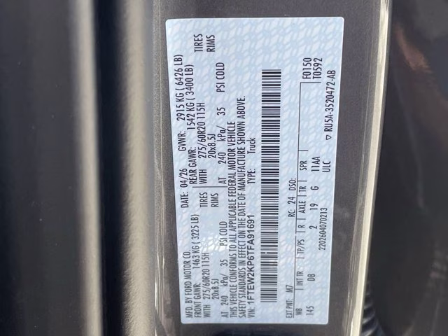 2026 Carbonized Gray Metallic Ford F-150 STX RWD Truck