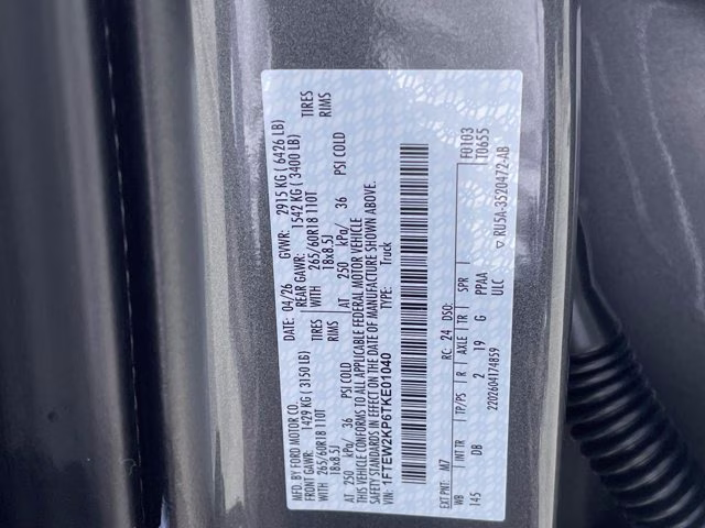 2026 Carbonized Gray Metallic Ford F-150 STX RWD Truck