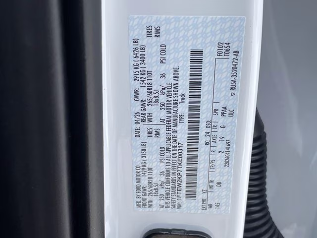 2026 Oxford White Ford F-150 STX RWD Truck